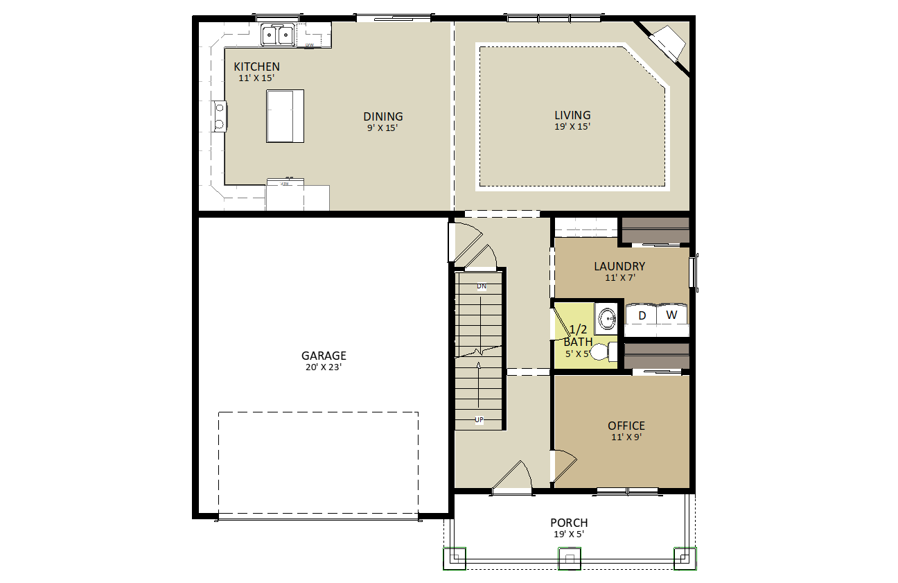 McCoy First Floor Floor Plan